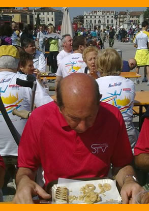 Padova il presidente ed un atleta